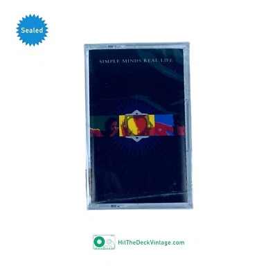 Simple Minds – Real Life Cassette Tape (1991) w/ Hype Sticker US 1st SEALED - Image 1 of 4
