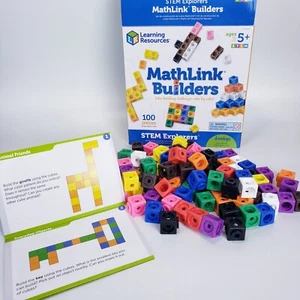 STEM Explorers Mathlink Builders - 100 Piezas, Edades 5+, Kindergarten STEM Activi - Imagen 1 de 1
