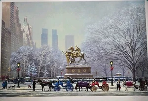 Central Park South (2006) New York Seriolithograph w/COA - Alexander Chen - Picture 1 of 7