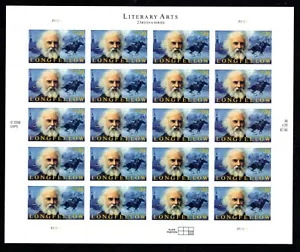 USA 2007 SC #4124 39¢ Henry W Longfellow - Poet - sheet of 20 MNH - Bild 1 von 2
