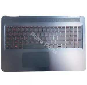 For HP Omen 15-AX Palmrest Upper Cover Case Backlit US Keyboard 859735-001 - Picture 1 of 4