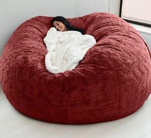 fur giant removable washable bean bag bed cover living room furniture sofa cover