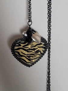 Divertido collar largo cebra joyería - Imagen 1 de 3