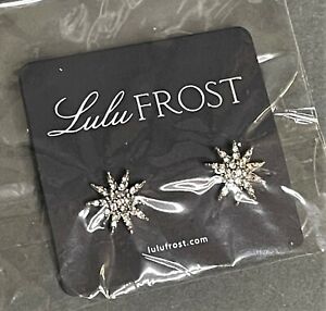 Brand New Lulu Frost Earrings Star Snowflake