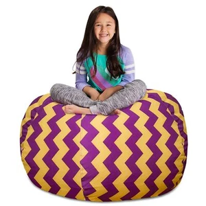 Posh Creations Stuffable Kids Stuffed Animal Storage Bean Bag Chair Cover - C... - Picture 1 of 6