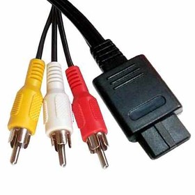 GAMECUBE AV CABLES for Nintendo Game Cube, N64,SNES Composite Audio Video Cord