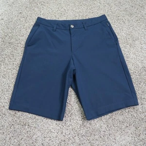 Lululemon Shorts Men 28 Blue Commission Golf Chino Preppy Performance 10” Inseam - Picture 1 of 10
