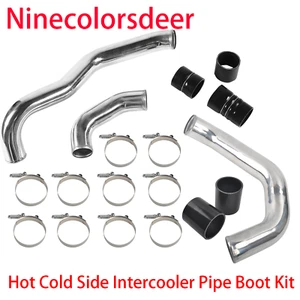 Kit de arranque de tubo intercooler lado frío caliente para 08-10 Ford 6,4 L Powerstroke diésel - Imagen 1 de 10