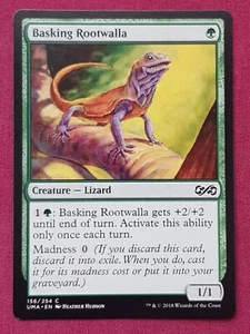 Magic The Gathering ULTIMATE MASTERS BASKING ROOTWALLA green card MTG - Picture 1 of 2