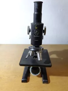 American Optical B-35-58 Monocular Laboratory Microscope AO Spencer Black #6 - Picture 1 of 7