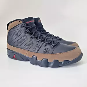 Air Jordan Retro 9 Olive Black True Red Light 2024 Men's 15US 14UK High Sneakers - Picture 1 of 10