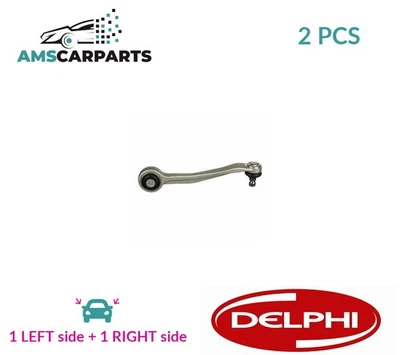 LH RH TRACK CONTROL ARM PAIR FRONT UPPER REAR TC2975 DELPHI 2PCS NEW - Image 1 of 4