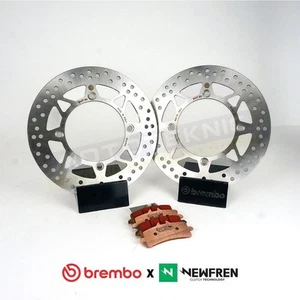 Brembo Front Brake Discs and Newfren TS1 Pads to fit Yamaha FZX 750 1988 onwards - Picture 1 of 1