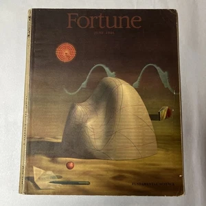 Fortune Magazine June 1946 Fundamental Science Surrealist Art WWII Era Ads - Imagen 1 de 10