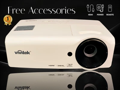 3D DLP Projector 4K for Virtual Reality Gaming 3000 Lumens + 1 Year Warranty 🔥 - Image 1 of 4