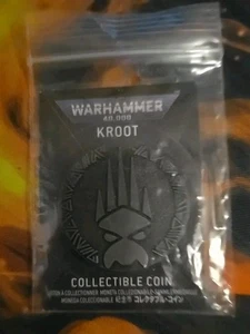 Warhammer 40k T'au Empire Kroot Collectible Coin l Brand New ✅ - Picture 1 of 1