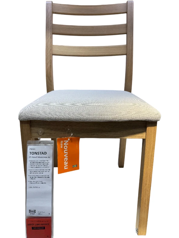 Nueva Silla IKEA TONSTAD Fridtuna Efecto Roble Fridtuna Beige Claro 105.940.34 Foto 1 de 1