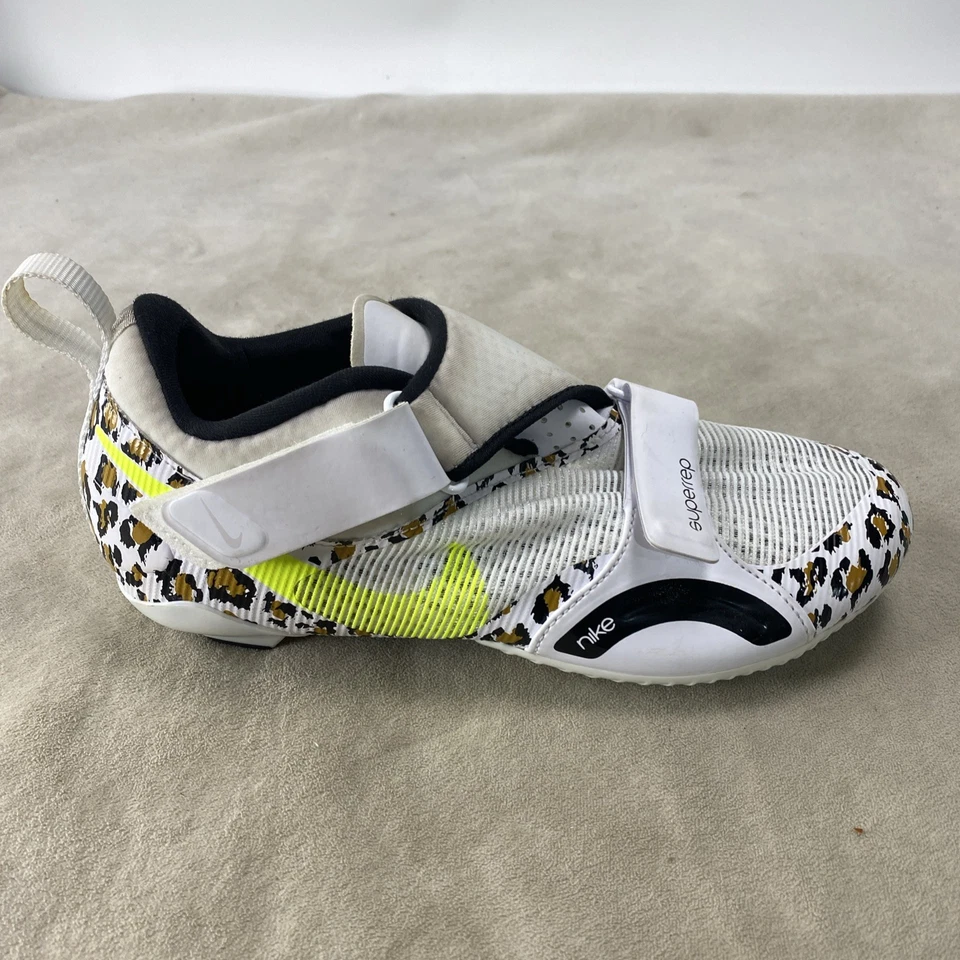 Nike SuperRep Cycle White Leopard Indoor Cycling Shoes CJ0775-177 Women Size 8.5 - Image 1 of 4