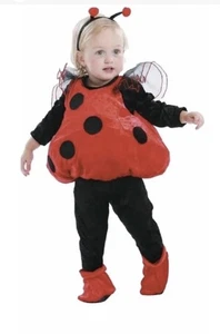 Plush Ladybug Toddler Halloween Costume New Size 12-24 Months NO HEADPIECE - Picture 1 of 4