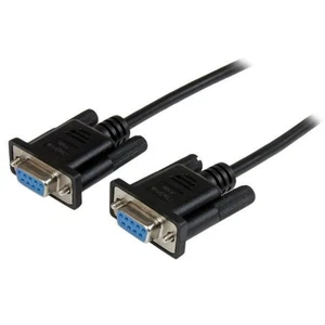 StarTech.com SCNM9FF1MBK 1M BLACK DB9 NULL MODEM CABLE - Picture 1 of 1