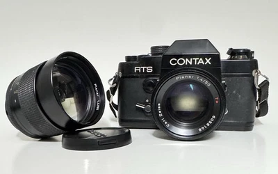 Contax RTS Kamera mit Carl Zeiss Planar T* 1,4 50mm + Planar T* 1,4 85mm SET  - Bild 1 von 4