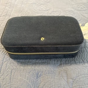 Spartina 449 Jewelry Travel Case Grey Velvet NEW - Picture 1 of 10