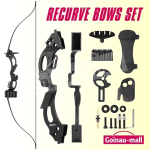 48Inch Recurve Bow Arrow Set 20lbs Archery Takedown Hunting Sports Equipment - Picture 1 of 11