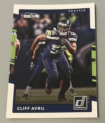 Cliff Avril Seattle Seahawks 2017 Donruss Football Card No. 264 - Image 1 of 2