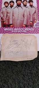The Buckinghams - 3 X 5 Paper Cut Signed By All 5 Original Members - Picture 1 of 2