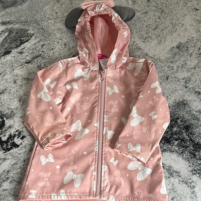 Impermeable Disney Minnie Mouse 3T con orejas y lazos de Minnie por todas partes chaqueta Foto 1 de 4