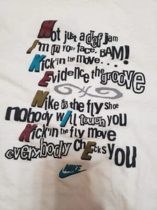 VTG Nike "Let It Be Known!" "Just Do It" T-shirt XXL Made In U.S.A.  - Picture 1 of 9