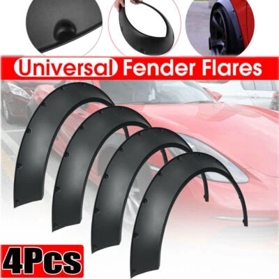4 Universal Car Wheel Arch Fender Flares Widening for Benz BMW VW Ford Jeep USW Foto 1 de 4