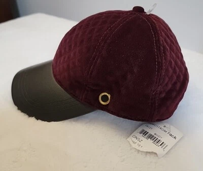 Sombrero August Hat Company Borgoña Negro Talla Única Nuevo con Etiquetas Foto 1 de 4