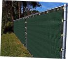 Ifenceview 4'x5' To 4'x50' Green Shade Cloth Fence Privacy Screen Panels 4'x8'