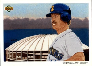Edgar Martinez 1992 Upper Deck MLB #91 Team Checklist Card Seattle Mariners - Picture 1 of 2