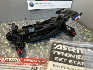 Arrma Grom BLX Typhon Brushless 223S Roller Slider Chassis Metal Upgrade 3s - Picture 1 of 13