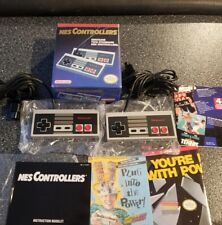 Nintendo NES Controller Lot 2 OEM Original Controllers CIB Complete Box EX SHAPE