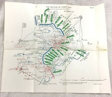 WW1 Militaire Carte La Bataille De Ypres 9th Novembre 1914 Armée Cavalerie Corps