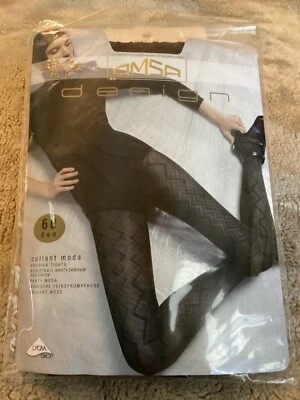 Meia-calça OMSA Design Fashion marrom M nova - Imagem 1 de 2