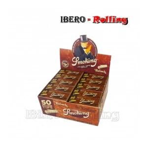 FILTROS SMOKING CARTON MARRÓN 50, CAJA 50 UNI. - Imagen 1 de 2