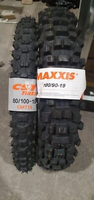 surron sur ron Maxxis MaxxCross CST IT Tyres PAIR 100/90-19 + 80/100-19 - Image 1 of 2
