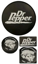 1980-2005 DES MOINES BUCCANEERS 25th ANNIVERSARY DR PEPPER SPONSOR PUCK 🇨🇦 