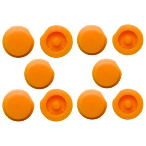 10 Stück Autoschlüssel gelbe Gummi Taste passend für Smart ForTwo 450 ForFour - Picture 1 of 5