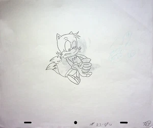Adventures of Sonic the Hedgehog 1992 Animation Production Pencil DIC - Picture 1 of 2