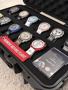 🚀🪐 Omega Swatch Moon Swatch Caja de Almacenamiento Coleccionistas. Misión completada 🪐 - Imagen 1 de 12