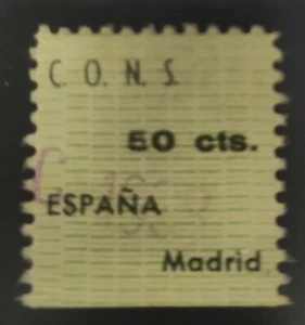 MADRID. EDIFIL 59 USADO. 50 CTS C.O.N.S TRAZOS FINOS. - Picture 1 of 2
