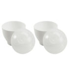  2 Pcs Microwave Egg Poacher Cup Holder Portable Cooker Stylish Micro-wave Oven