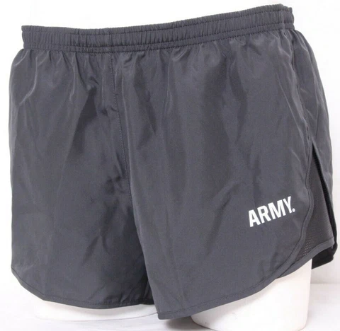 NEW United States US Army Nike Mod Tempo Gray Tie Running Shorts Women's M Cover