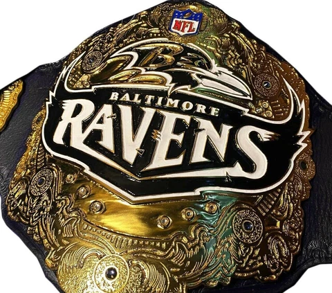 NFL Baltimore Ravens CHAMPIONSHIP BELT ADULT SIZE Cover