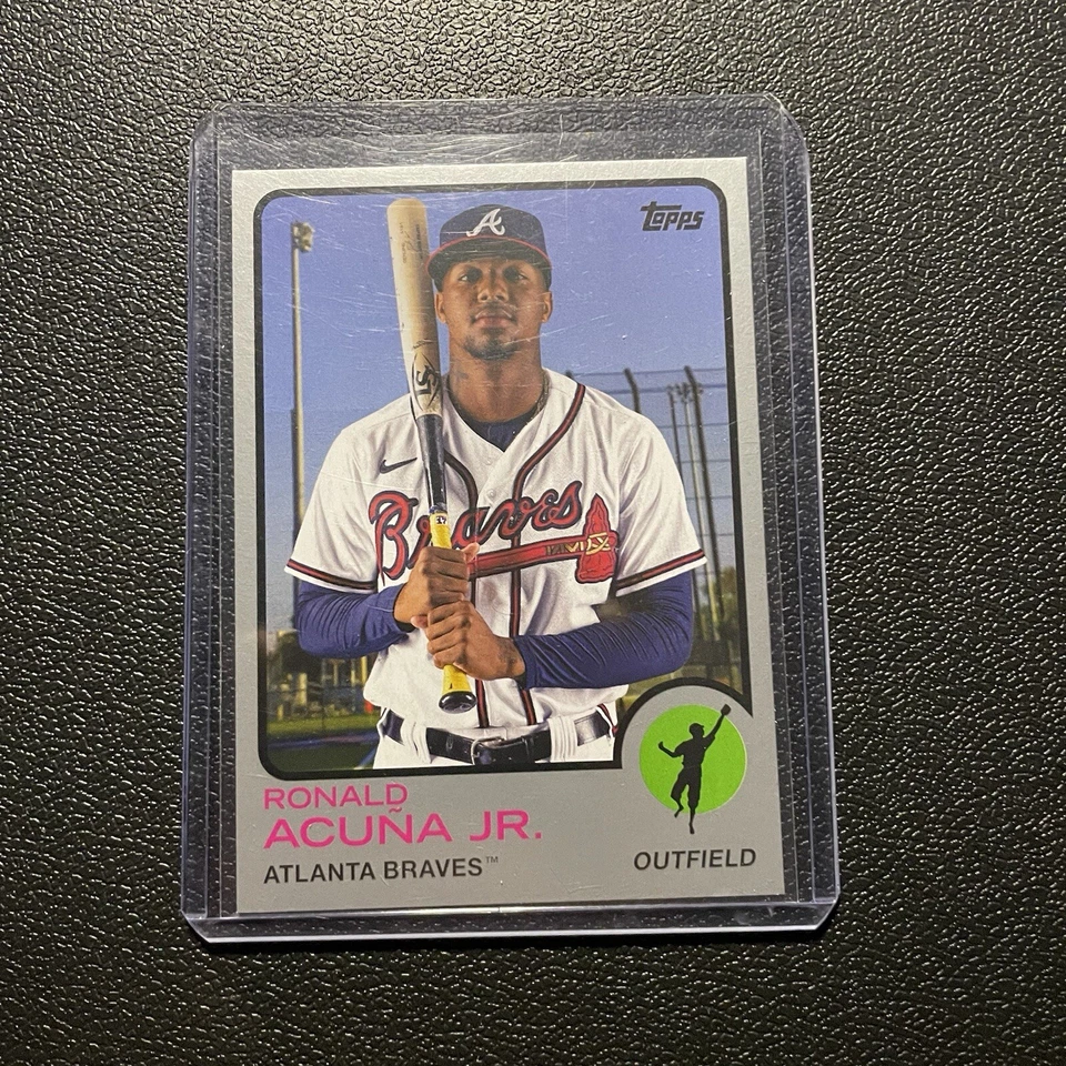 2021 Topps Archives Ronald Acuna Jr. #111 Silver Border /99 SP Atlanta Braves - Image 1 of 1